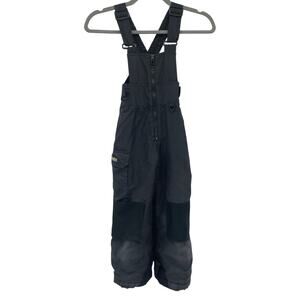Columbia Sportswear Gray Zip-Up Insulated Snow Bib Boys Overalls